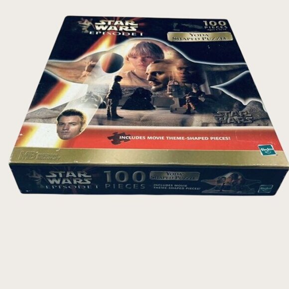 Star Wars Episode 1 Yoda Shaped Puzzle 100 Pieces Ages 5+ New Sealed - Picture 2 of 3